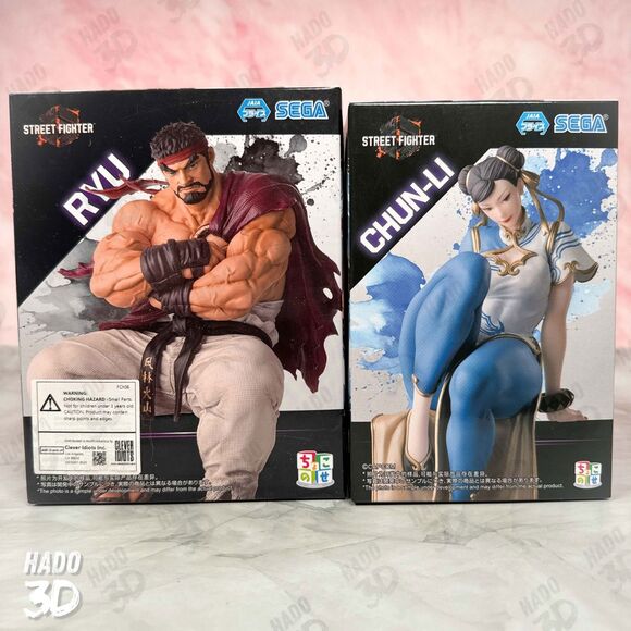 Street Fighter 6 Chokonose Premium Figure Set of 2 – Chun-Li  Street Fighter 6 Chokonose Premium Figure Set of 2 – Chun-Li & Ryu US SELLER